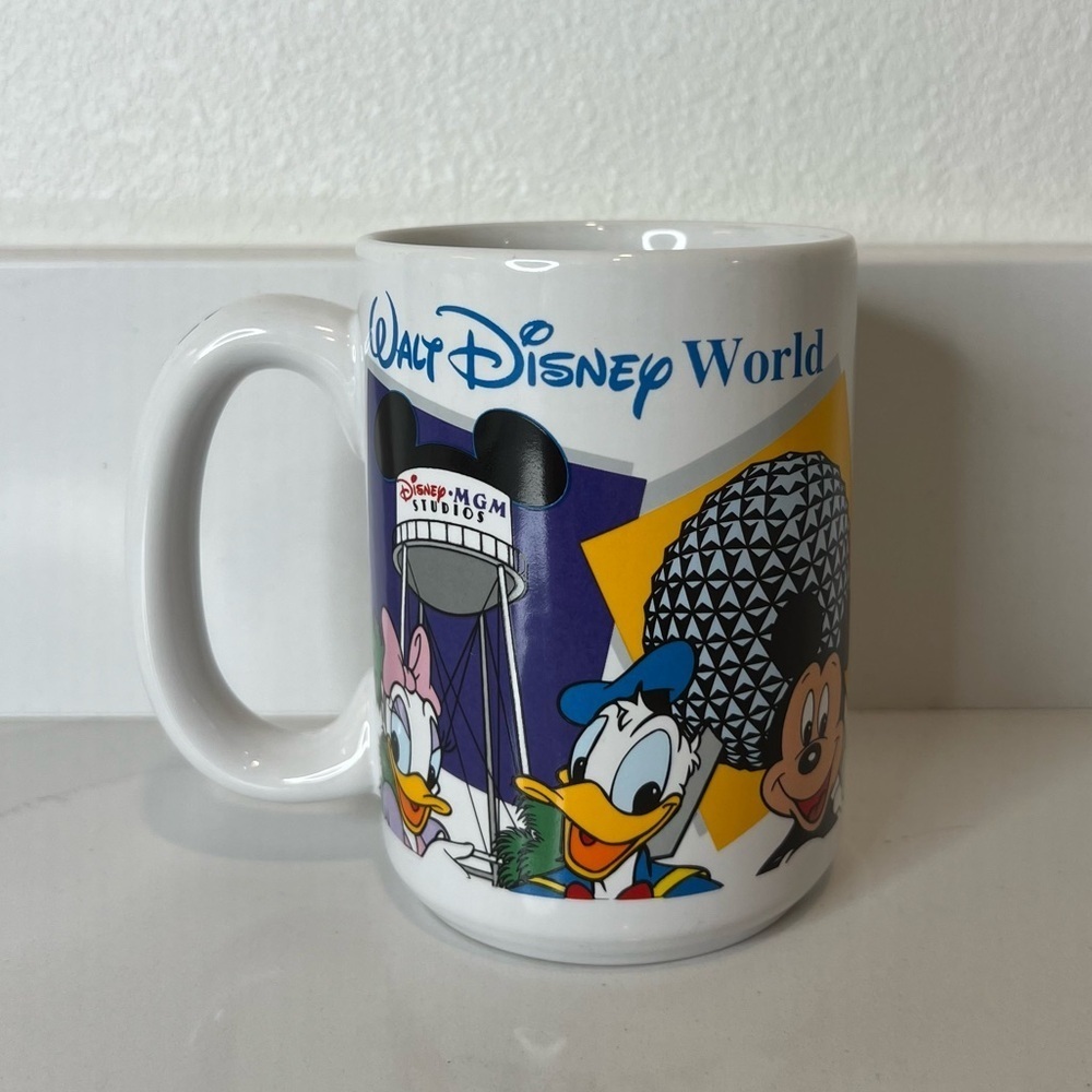Vintage Walt Disney World Epcot MGM Studios Coffee Cup Collectors Item